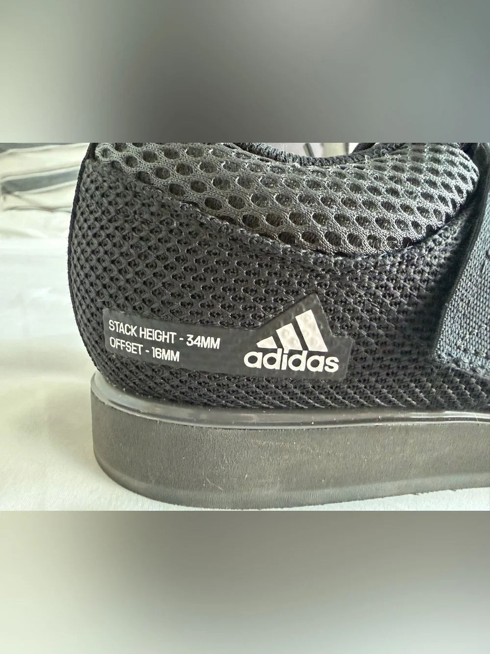Adidas Powerlift 5 Core Black White Athletic Training Shoes Men US 7